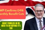 DWP Confirms £416 Monthly Benefit Cuts