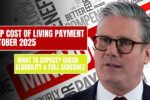 DWP Cost of Living Payment October 2025